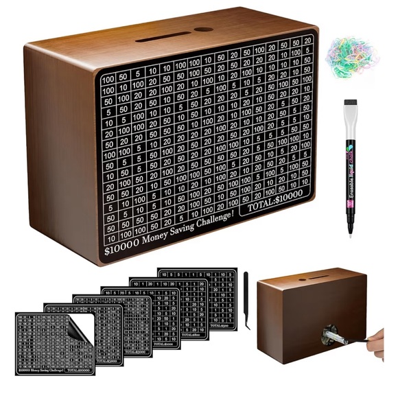 Other | Money Saving Challenge Box | Poshmark